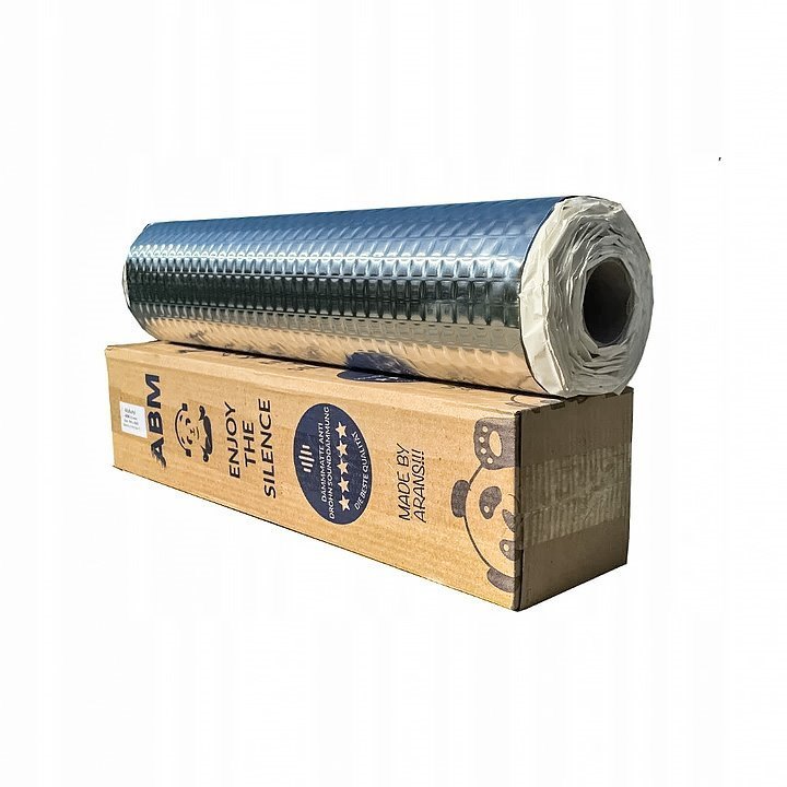 Samolepicí butylové tlumicí rohože ABM Professional v rolích, 1.5mm, 1m2 Butilové zvukově izolační rohože ABM Professional abm butyl mat ABM Insulation