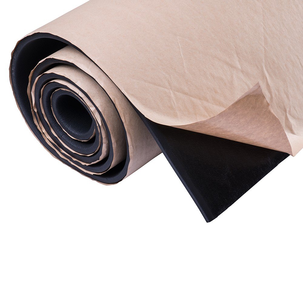 Samolepicí butylová zvukotěsná rohož ABM Xtreme Premium v deskách, 1.5mm, 0.05m2 Butilové zvukově izolační rohože ABM Xtreme akustická izolace ABM Insulation