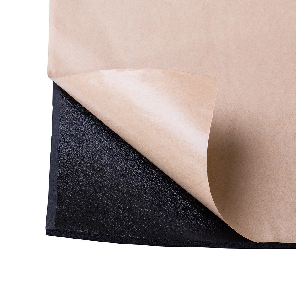 Samolepicí butylová zvukotěsná rohož ABM Xtreme Premium v deskách, 1.5mm, 0.05m2 Butilové zvukově izolační rohože ABM Xtreme akustická izolace ABM Insulation