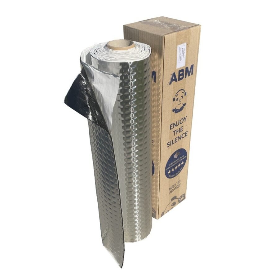 Samolepicí butylové zvukově izolační rohože ABM Professional v rolích 1.5mm, 2m2 Butilové zvukově izolační rohože ABM Professional abm premium butyl matt ABM Insulation