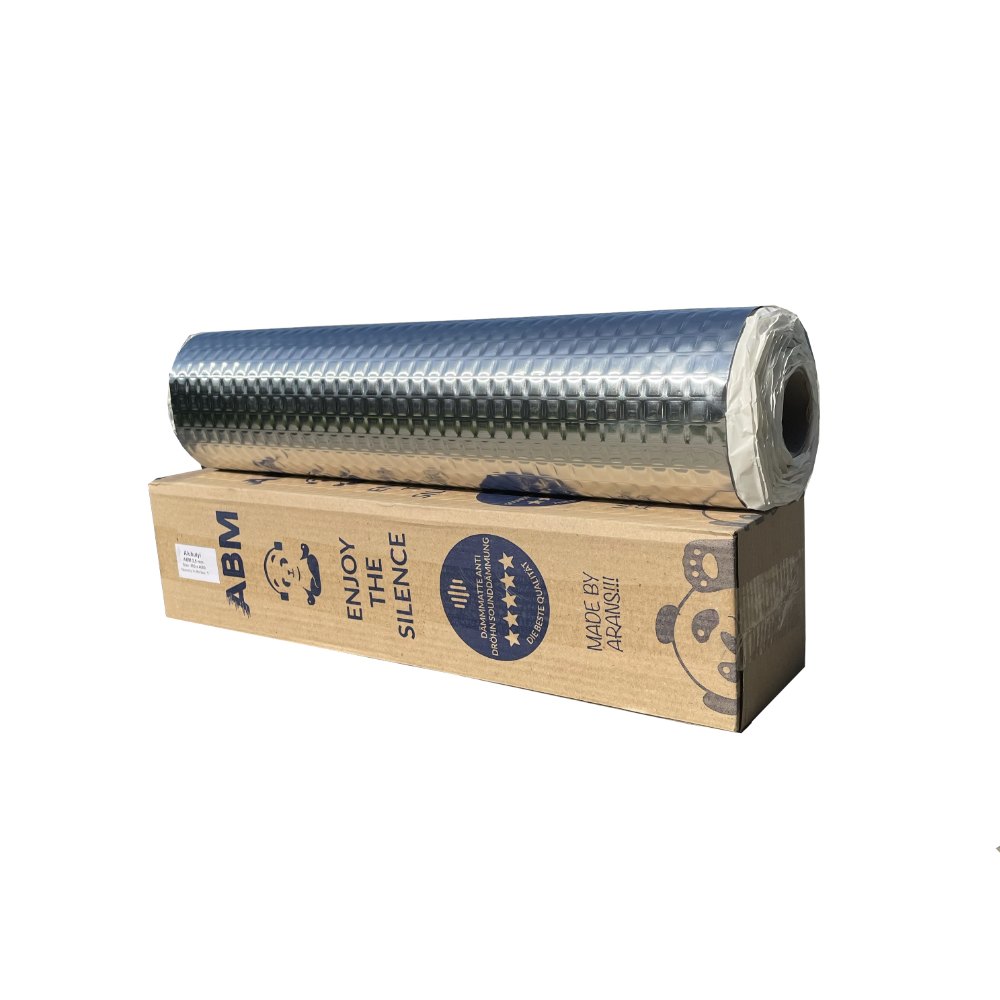 Butylová zvukotěsná samolepicí rohož ABM Professional v rolích 2mm, 1m2 ABM Insulation Butylová zvukotěsná samolepicí rohož ABM Professional v rolích 2mm, 1m2 Butilové zvukově izolační rohože ABM Professional abm butyl mat ABM Insulation