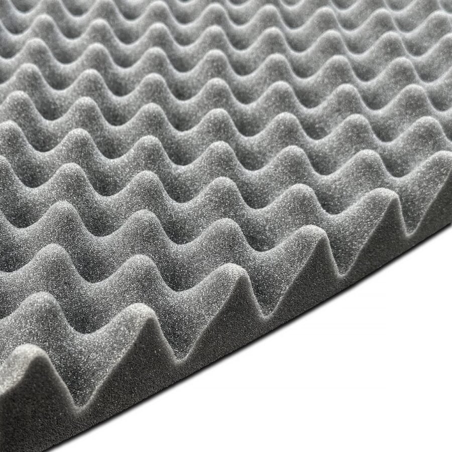 Zvuk pohlcující akustická pěna ABM WAVE Samolepicí, 20mm, 1m2 Akustické zvukově izolační pěny akustická pěna ABM Insulation