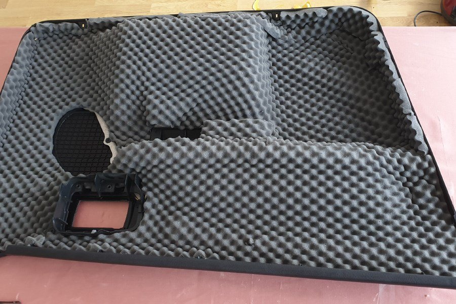 Akustická pěna ABM WAVE pohlcující zvuk, 20mm, 1m2 Akustické zvukově izolační pěny akustická pěna ABM Insulation