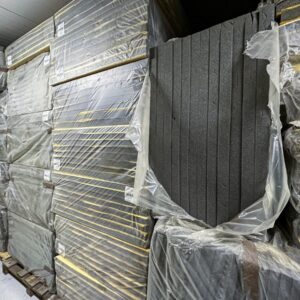 Akustická pěna ABM WAVE pohlcující zvuk, 20mm, 1m2  trudnopalna-pianka-poliuretanowa-pochlaniajaca-dzwiek-abm-fala-20mm