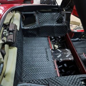 Zvuk pohlcující akustická pěna s paměťovou fólií ABM WAVE samolepicí, 15mm, 1m2  ABM-Insulation-PFPAM15FOLIA-EA-05