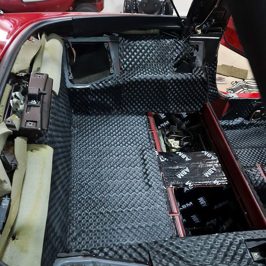 Zvuk pohlcující akustická pěna s paměťovou fólií ABM WAVE samolepicí, 15mm, 1m2 ABM-Insulation-PFPAM15FOLIA-EA-05 Zvuk pohlcující akustická pěna s paměťovou fólií ABM WAVE samolepicí, 15mm, 1m2 ABM-Insulation-PFPAM15FOLIA-EA-05