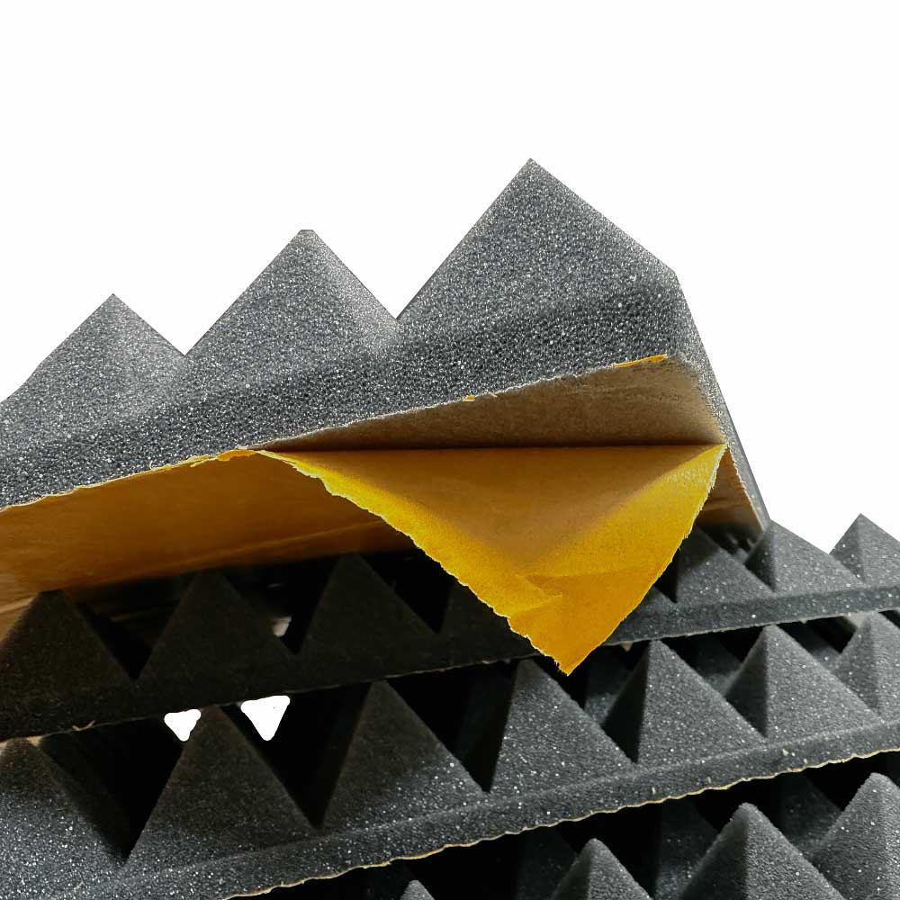 Akustická pěna ABM PYRAMIDS Samolepicí, 50mm, 0.25m2 ABM Insulation Akustická pěna ABM PYRAMIDS Samolepicí, 50mm, 0.25m2 Akustické zvukově izolační pěny akustická pěna ABM Insulation