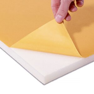 Pianka pochłaniająca dźwięk ABM, biała poliuretanowa samoprzylepna, 20mm, 2m2 Akustické zvukově izolační pěny ABM Insulation