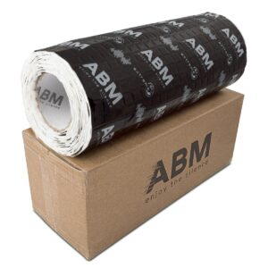 Samolepicí zvukotěsné butylové rohože ABM Xtreme Premium v rolích, 2.5mm, 1m2 mata wygłuszająca,mata butylowa,mata wyciszająca,izolacja akustyczna ABM-Xtreme-mat-rolls-black-1