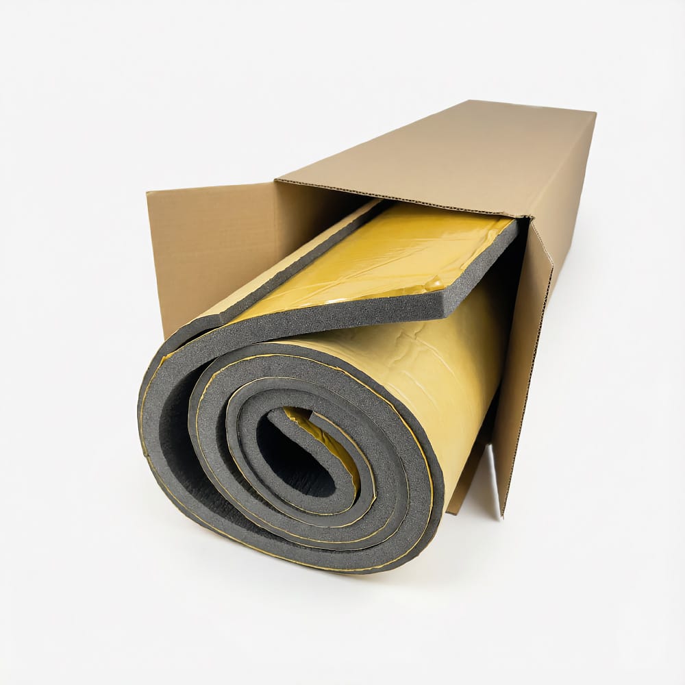 Sada materiálů pro zvukovou izolaci pokojových dveří, 2×2m2, černá abm-z1-2 Sada materiálů pro zvukovou izolaci pokojových dveří, 2×2m2, černá abm-z1-2