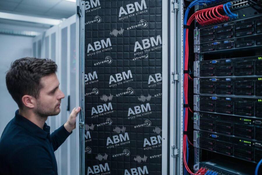 Redukují butylové rohože hluk v serverovnách a datových centrech? abm-b-58